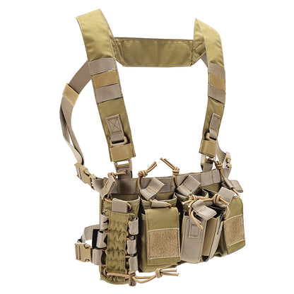 SINAIRSOFT Tactical Chest Rig Vest Harness Magazine Pouch Recon Harness