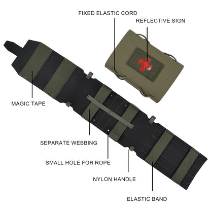 SINAIRSOFT Tactical Medical Pouch Detachable First Aid Kit Laser Cut EDC MOLLE IFAK Pack