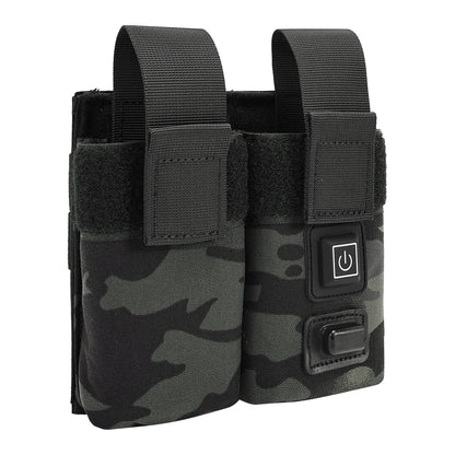 SINAIRSOFT Molle Tactical M4 Double Magazine Pouch Warmer Function Holster