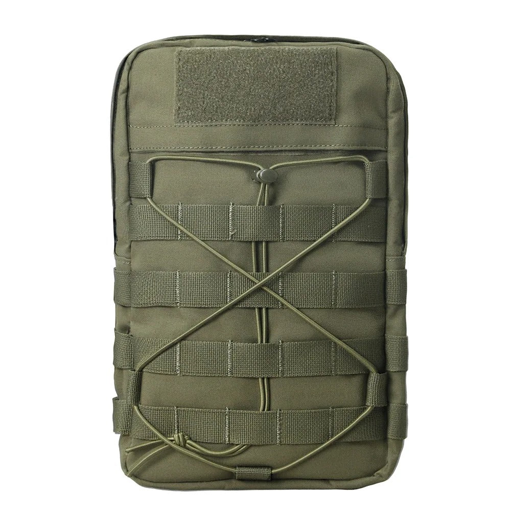 SINAIRSOFT Tactical Vest Back Panel Zipper on Backplate Airsoft Expansion Accessory Bag
