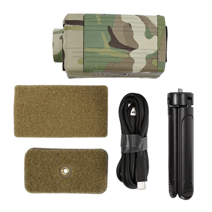 SINAIRSOFT Tactical Helmet Recorder II - 4K 30FPS Action Camera with Night Vision & MOLLE Mount for Airsoft, Hunting, Law Enforcement