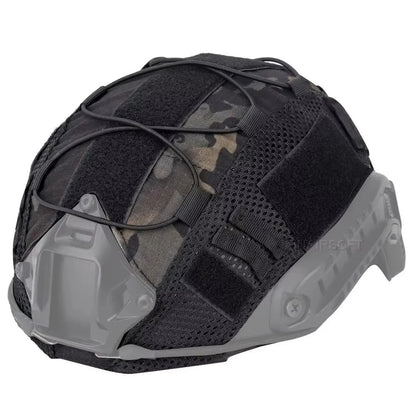 SINAIRSOFT Tactical Helmet Cover W/ mesh for Airsoft Hunting Fast Helmet Headwear