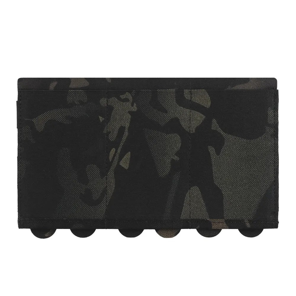 SINAIRSOFT Tactical Molle Triple Open 5.56 7.62 Magazine Pouch Elastic Mag Holder