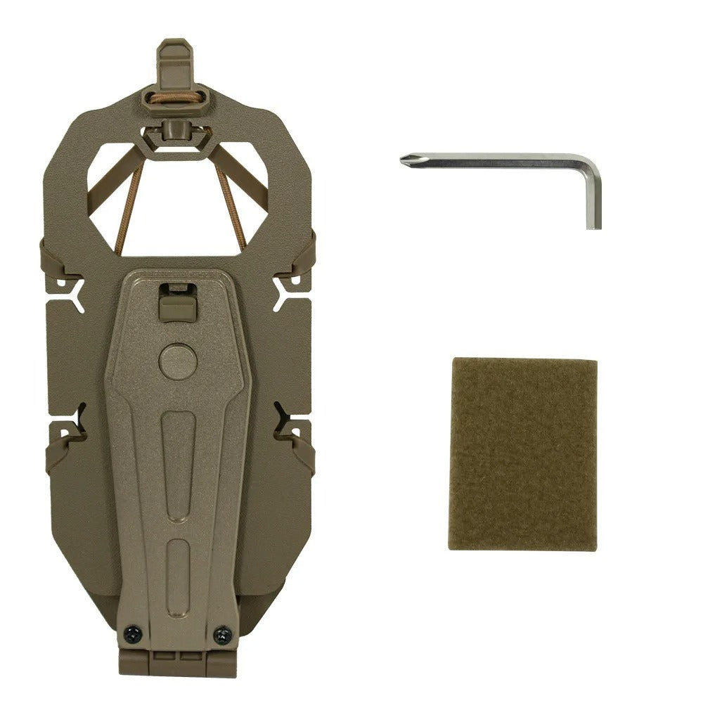 SINAIRSOFT Tactical Vest Molle Accessories Chest Strap Folding Navigation Board
