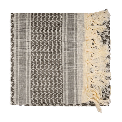 SINAIRSOFT 100% Cotton Shemagh Scarf Arab Tactical Desert Keffiyeh Head Wrap