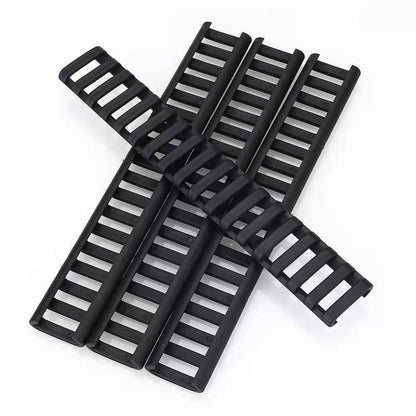 SINAIRSOFT 4 x Rifle Ladder 20mm Rail Cover 18 Rubber Slot Picatinny Heat Resistant