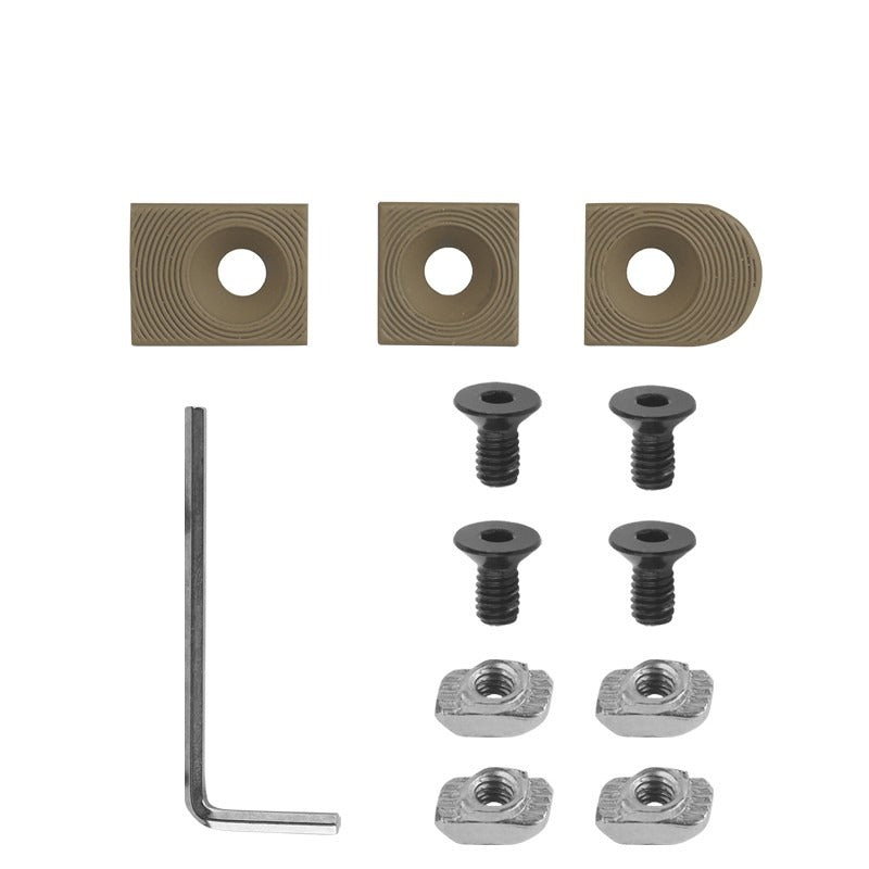 SINAIRSOFT Tactical M-LOK Cable Clip Wire Guide System Flashlight Tail Picatinny Rail Cover