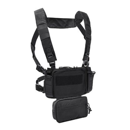 SINAIRSOFT Tactical Chest Rig Vest Modular Recon Harness Pack w/ Magazine Pouch Bag