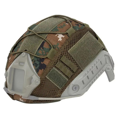 SINAIRSOFT Tactical Helmet Cover W/ mesh for Airsoft Hunting Fast Helmet Headwear