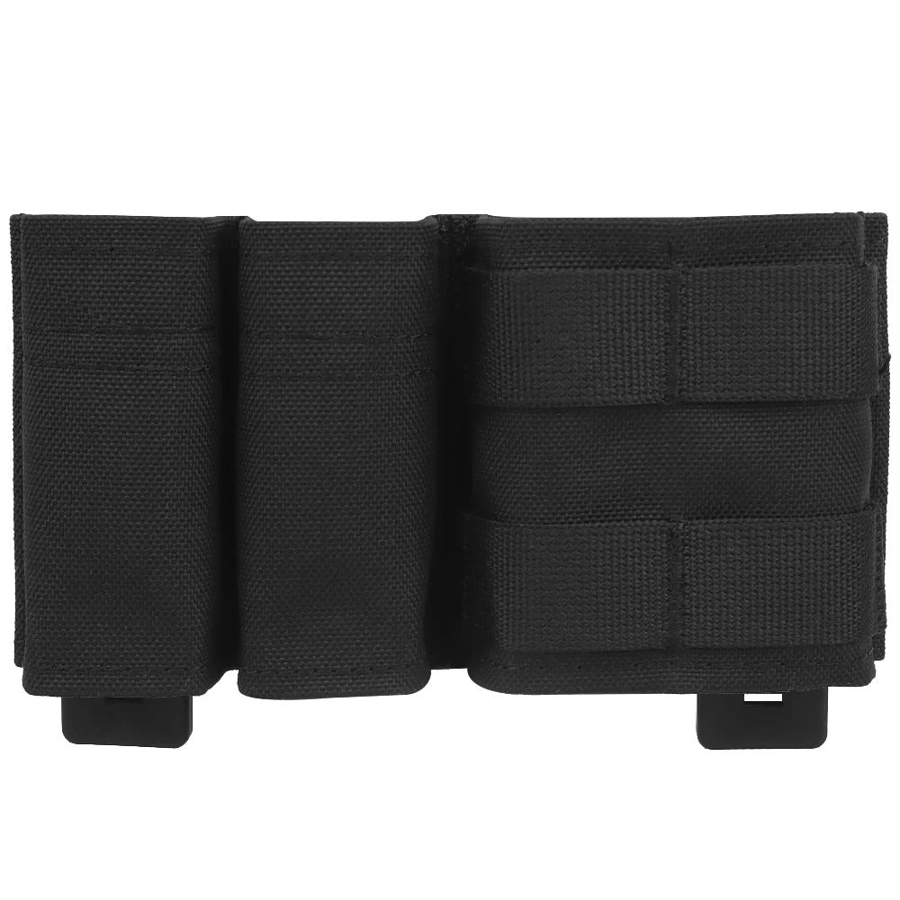 SINAIRSOFT Tactical 9mm 5.56 Magazine Pouch Open Top Mag Carrier MOLLE Rifle Pistol Holder