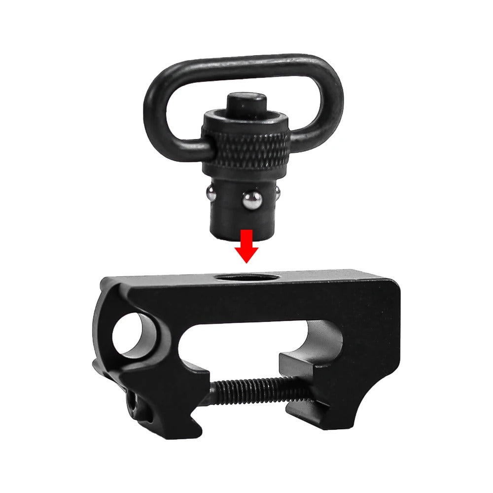 SINAIRSOFT Quick Detach Sling Swivel Mount Adapter 1.25” QD Rifle Strap Sling