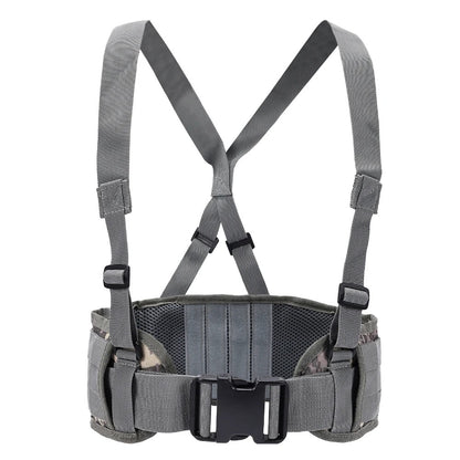 SINAIRSOFT Tactical Molle Waist Padded Belt w/ Suspender Combat Hunting Belts