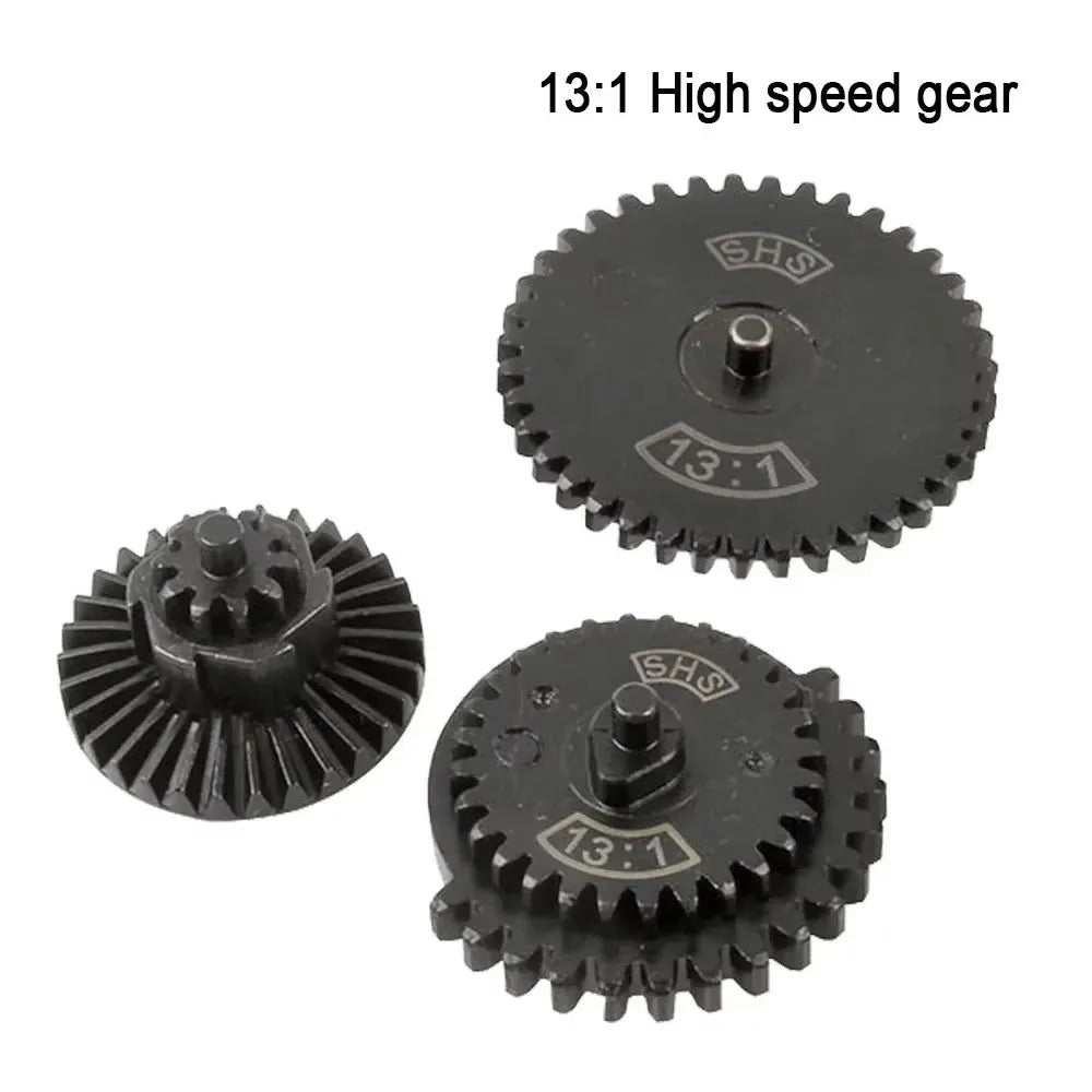 SINAIRSOFT CNC Steel Cut Torque High Speed Original Gear Set for Ver.2/3 AEG EBB Gearbox