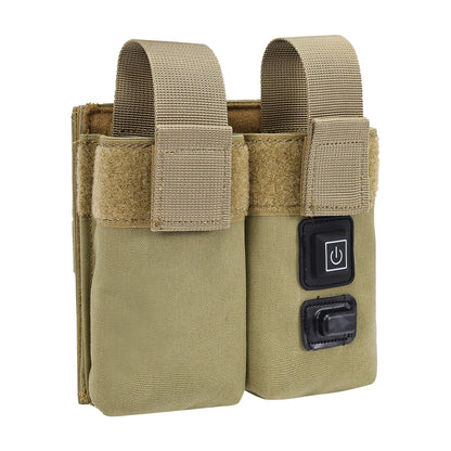 SINAIRSOFT Molle Tactical M4 Double Magazine Pouch Warmer Function Holster