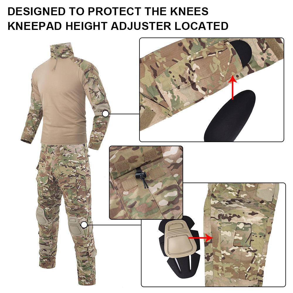 SINAIRSOFT Tactical Gen3 BDU Combat Camouflage Uniform Set