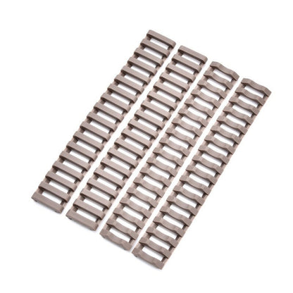 SINAIRSOFT 4 x Rifle Ladder 20mm Rail Cover 18 Rubber Slot Picatinny Heat Resistant