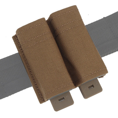 SINAIRSOFT Tactical FAST 9mm Double Mag Pouch Magazine Carrier Holder