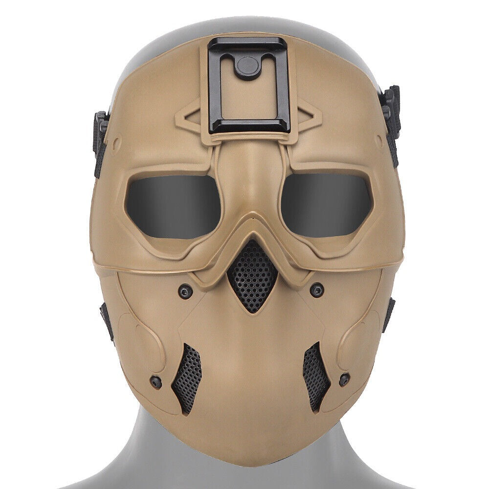 SINAIRSOFT Full Face Tactical Breathable W/ Headgear Mask