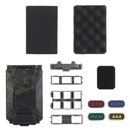 SINAIRSOFT Modular Battery Container For CR2032 18650 CR123A Molle Vest Storage Box