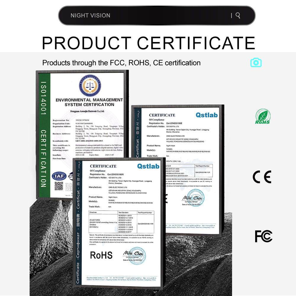 SINAIRSOFT 4K Night Vision Binoculars 4.5 Inch Screen 8X Digital Zoom Tactical Rechargeable