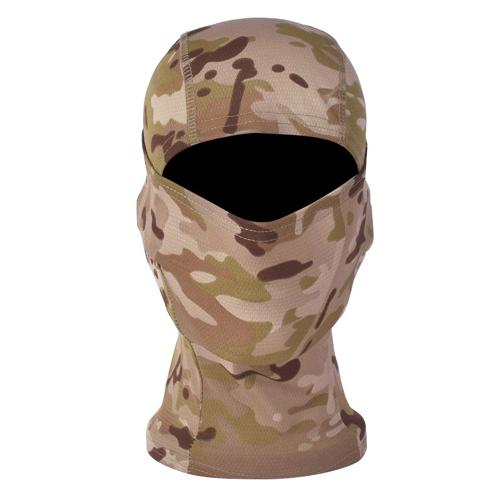 SINAIRSOFT Tactical Camo Full Hat Face Mask Neck Scarf Windproof Cycling Protect