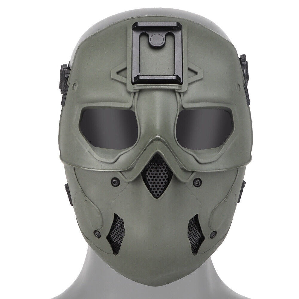 SINAIRSOFT Full Face Tactical Breathable W/ Headgear Mask