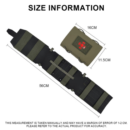 SINAIRSOFT Tactical Medical Pouch Detachable First Aid Kit Laser Cut EDC MOLLE IFAK Pack