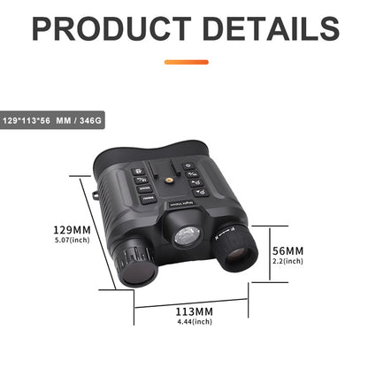 SINAIRSOFT New 4K UHD Helmet Mounted Night Vision Binoculars 36MP Head Mounted