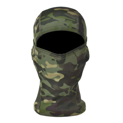 SINAIRSOFT Tactical Camo Full Hat Face Mask Neck Scarf Windproof Cycling Protect