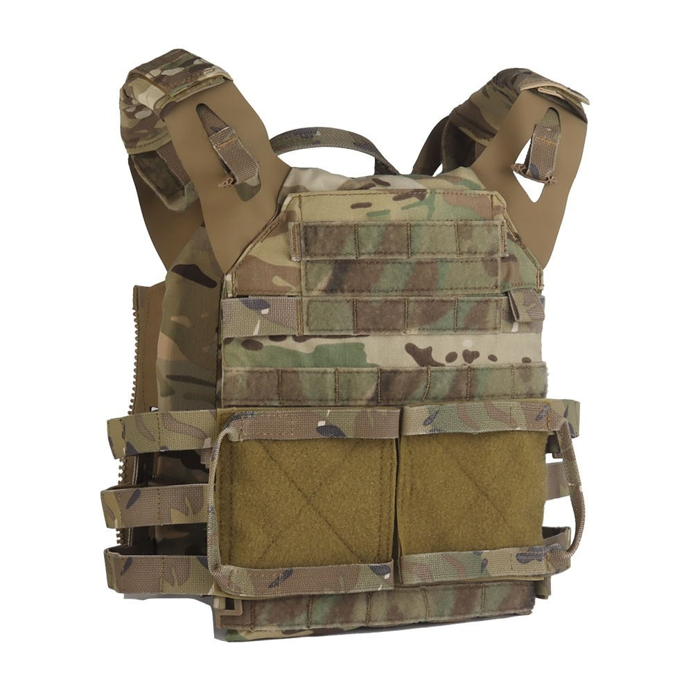 SINAIRSOFT Tactical Molle Zip-on Panel Plate Carrier Vest AVS JPC 2.0 Zip Pack Pouch Bag