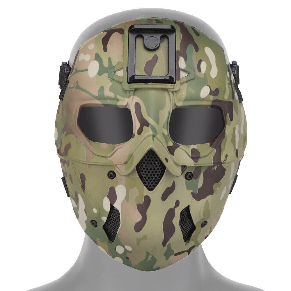 SINAIRSOFT Full Face Tactical Breathable W/ Headgear Mask