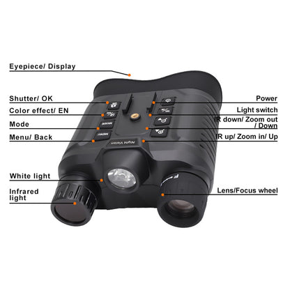 SINAIRSOFT New 4K UHD Helmet Mounted Night Vision Binoculars 36MP Head Mounted