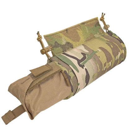 SINAIRSOFT Tactical Rolling Up Medical Pouch IFAK Storage Belly Bag D3 CRM Vest