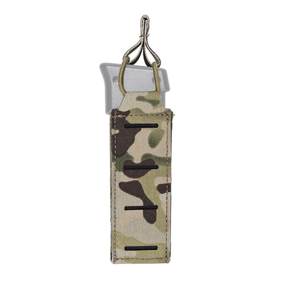 SINAIRSOFT Tactical Molle Pistol 9mm Single Magazine Pouch Flashlight