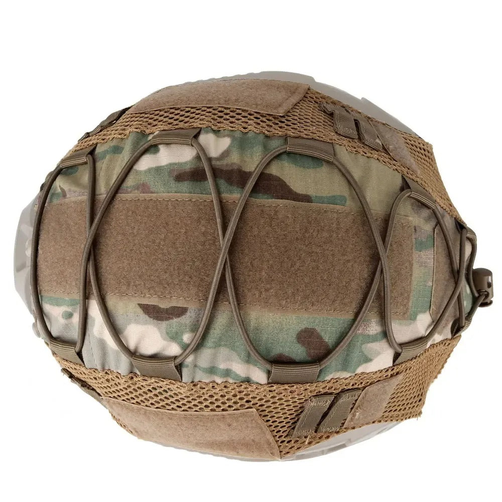 SINAIRSOFT Tactical Helmet Cover W/ mesh for Airsoft Hunting Fast Helmet Headwear