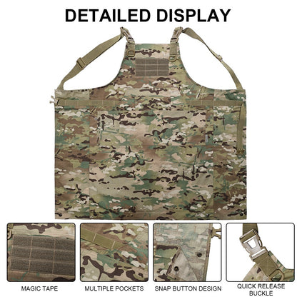 SINAIRSOFT Unisex Sleeveless Tactical Vest Apron