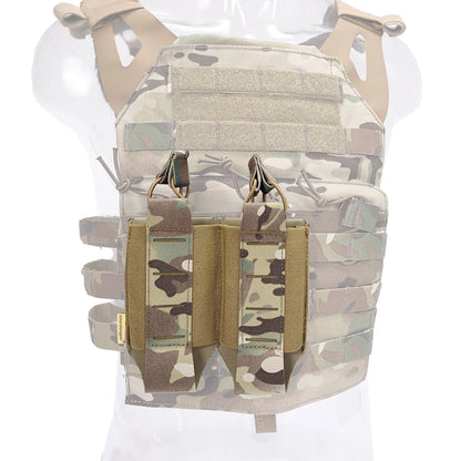 SINAIRSOFT Tactical Double Magazine Pouch 500D Nylon 5.56 7.62mm M4 AK