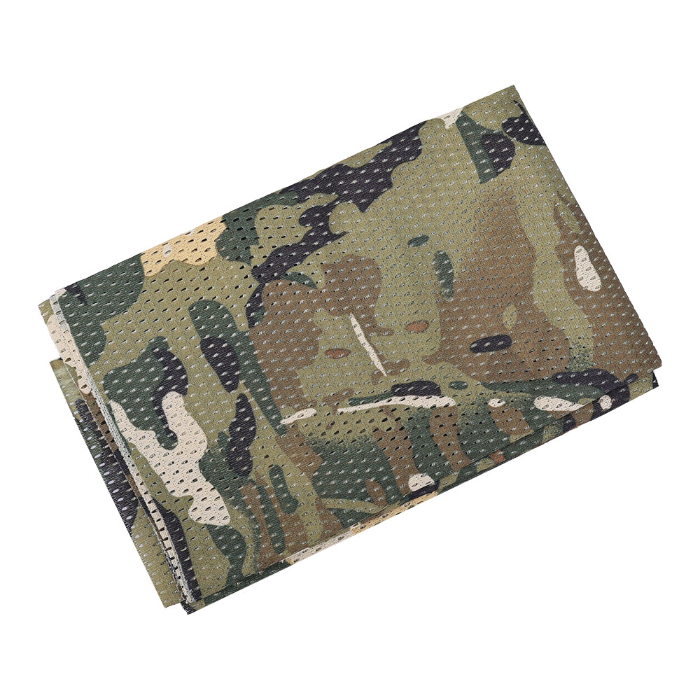 SINAIRSOFT Tactical Camo Mesh Wrap Hood Neck Scarf Sniper Face Veil Mask