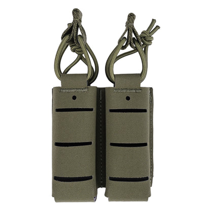 SINAIRSOFT 9mm Double Magazine Pouch Built-in MGA Support Frame Quick Release