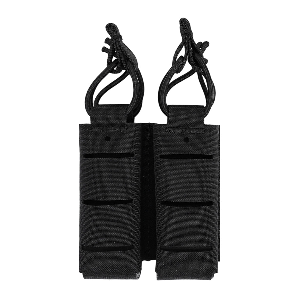 SINAIRSOFT 9mm Double Magazine Pouch Built-in MGA Support Frame Quick Release