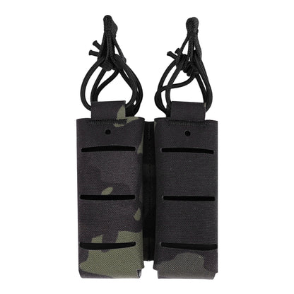 SINAIRSOFT 9mm Double Magazine Pouch Built-in MGA Support Frame Quick Release