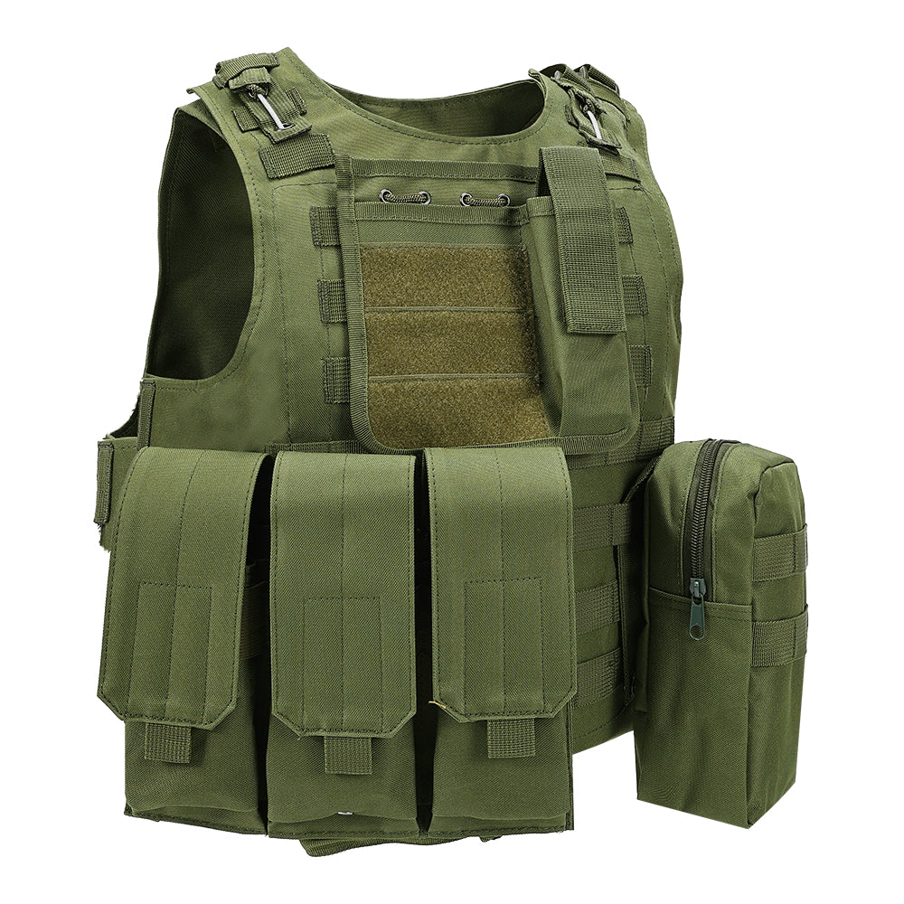 SINAIRSOFT Tactical Vest Molle Combat Assault Plate Carrier for Paintball
