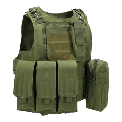 SINAIRSOFT Tactical Vest Molle Combat Assault Plate Carrier for Paintball