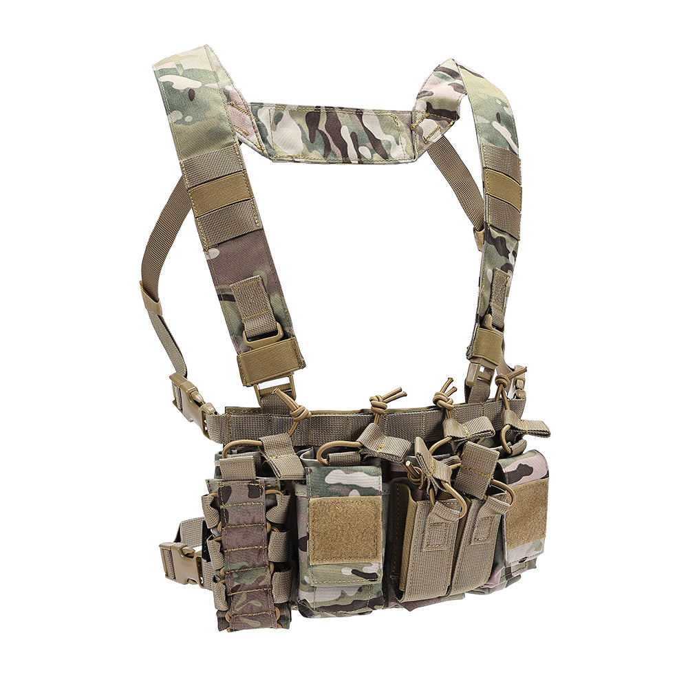 SINAIRSOFT Tactical Chest Rig Vest Harness Magazine Pouch Recon Harness