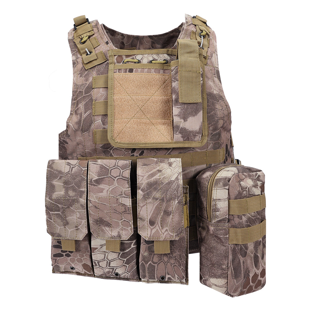 SINAIRSOFT Tactical Vest Molle Combat Assault Plate Carrier for Paintball