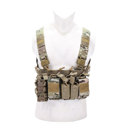 SINAIRSOFT Tactical Chest Rig Vest Harness Magazine Pouch Recon Harness