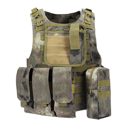 SINAIRSOFT Tactical Vest Molle Combat Assault Plate Carrier for Paintball