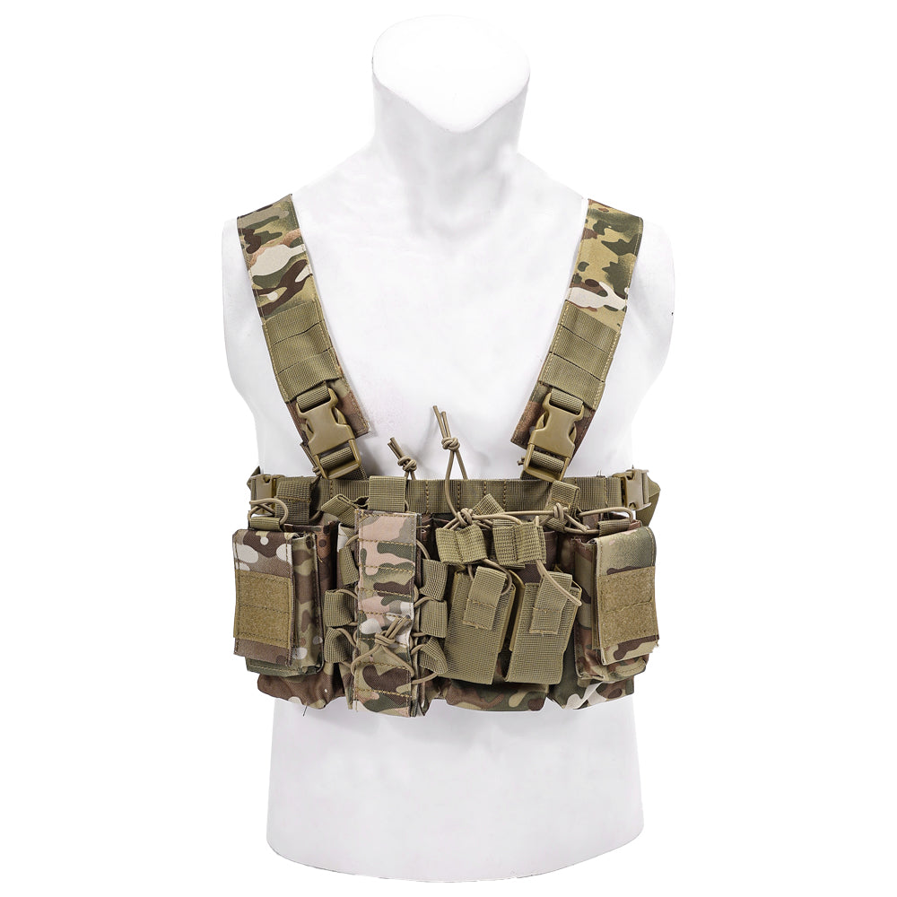 SINAIRSOFT Tactical D3CR Chest Rig Harness Assault Plate Carrier Front Mission Panel Vest