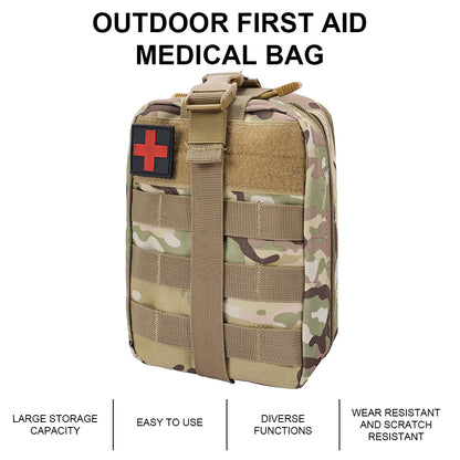 SINAIRSOFT Tactical First Aid Kit Survival Kit Molle Rip-Away EMT Pouch Bag Medical Pack