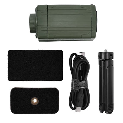 SINAIRSOFT Tactical Helmet Recorder II - 4K 30FPS Action Camera with Night Vision & MOLLE Mount for Airsoft, Hunting, Law Enforcement